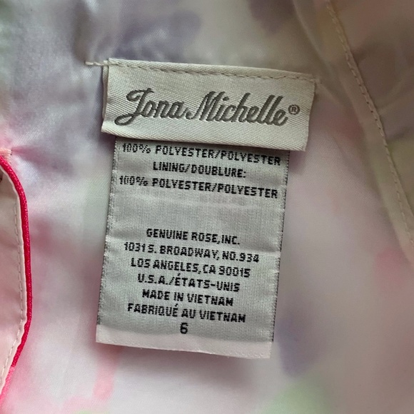 3/$40 ⭐️ Jona Michelle Kids Floral Dress SIZE 6 - Picture 8 of 8